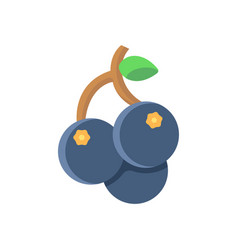 Blackcurrant Icon Flat Icon