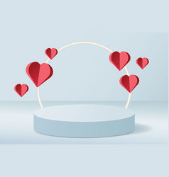 3d Background Products For Valentines Day Podium