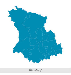 Map Of Dusseldorf Is A Region In North