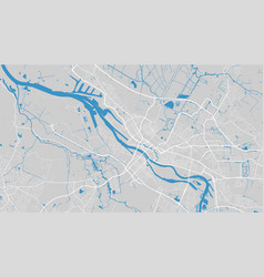 River Map Weser Map Bremen City Germany