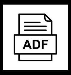 Adf File Document Icon