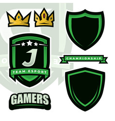 Letter J Esports Gamers Logo Template Creator