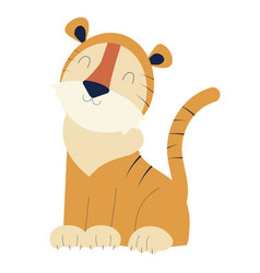 Cute Tiger Animal Flat