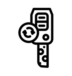 Duplicate Key Line Icon