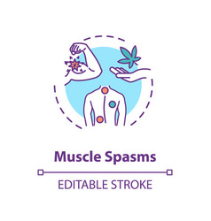 Muscle Spasms Concept Icon