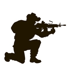 Equipment soldier set Royalty Free Vector Image