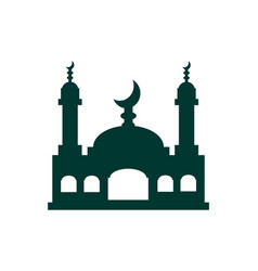 Mosque islamic logo Royalty Free Vector Image - VectorStock