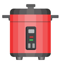 Home Cooker On A White Background