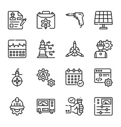 Pack Of Engineering And Construction Linear Icons