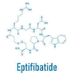 Eptifibatide Molecule Skeletal Formula