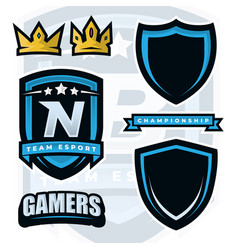 Letter N Esports Gamers Logo Template Creator