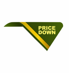 Price Down Icon Design