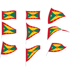 Set With Grenada Flag