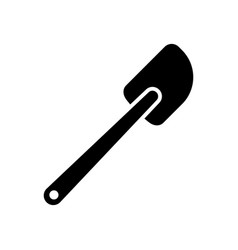 Silicone Kitchen Spatula Glyph Icon