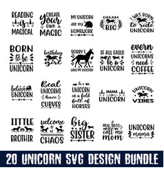 Unicorn Svg Design Bundle