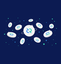 Decred Dcr Coins Falling From The Sky Dcr