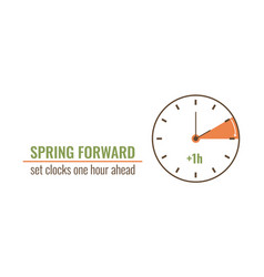 Spring Daylight Saving Time Begins Banner