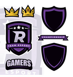 Letter R Esports Gamers Logo Template Creator