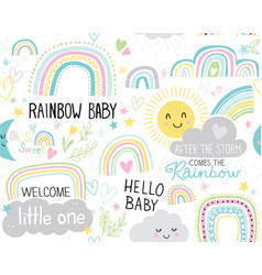 Rainbow Baby Pattern