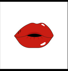 Symbol Of Feminism Red Lips Womens Rights Day