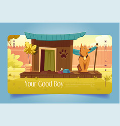 Your Good Boy Cartoon Landing Page Dog Kernel