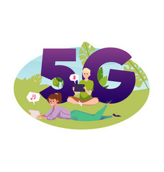 5g Wireless Internet Connection Technology Banner