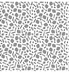 Seamless Pattern With Variou Simple Hand-drawn