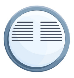 Check Smoke Detector Icon Cartoon Alarm