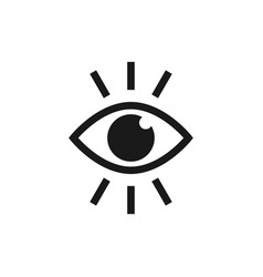 Eye Human Icon Magic Or Secret Society Symbol