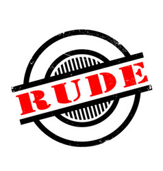 Rude Rubber Stamp