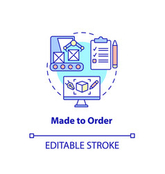 Made To Order Concept Icon