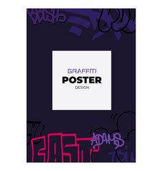 Abstract Graffiti Poster