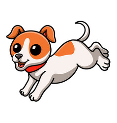 Cute Jack Russel Dog Cartoon