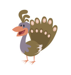 Cute Turkey Bird Character