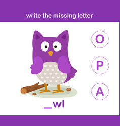 Write The Missing Letter