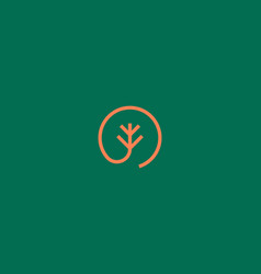 Abstract Elegant Tree Logo Park Forest Icon