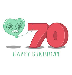 70th Anniversary Happy Birthday