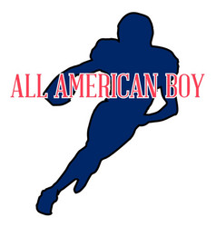 All American Football Player