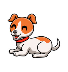 Cute Jack Russel Dog Cartoon