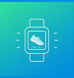 Fitness Running App Pedometer Step Counter Icon