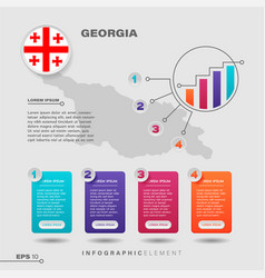 Georgia Chart Infographic Element