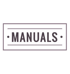 Manuals Label Stroke