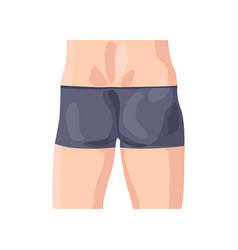 Male Buttocks Flat Icon Colored Element From Body