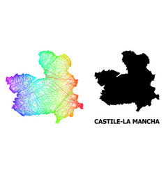 Network Map Castile-la Mancha Province