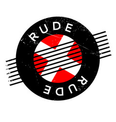 Rude Rubber Stamp