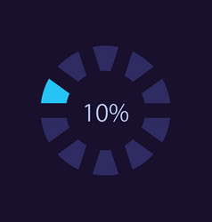 Segmented Radial Wheel Bar Infographic Chart