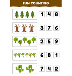 Education Game For Children Fun Counting