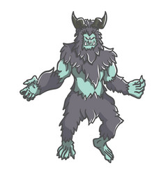 Mythical Yeti Posing