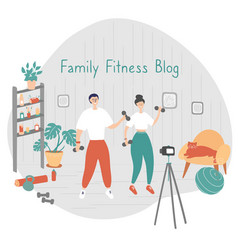 Fitness Blog Trainers Record Video