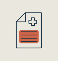 Medical Report Clinical Record Icon